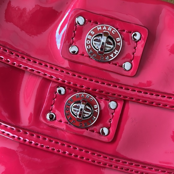 Bright Patent Leather Clutch - Picture 2 of 6